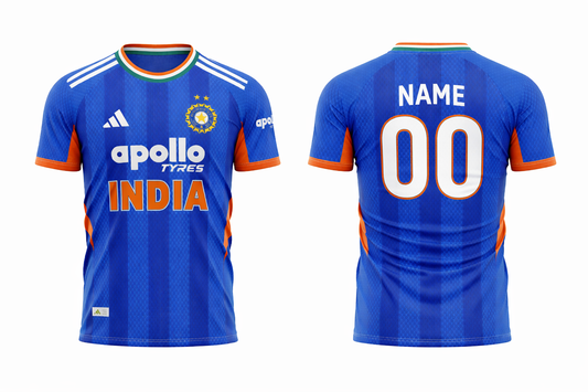 JerseyJunction Customized India 2026 round neck World cup jersey