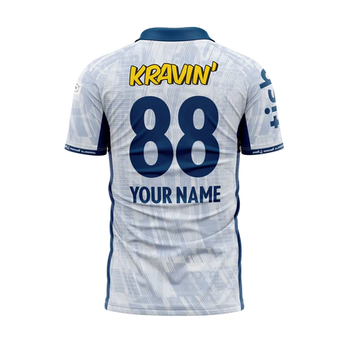 JerseyJuntion Customized Replica Kerala Blasters Away Jersey Player Version-2025-26