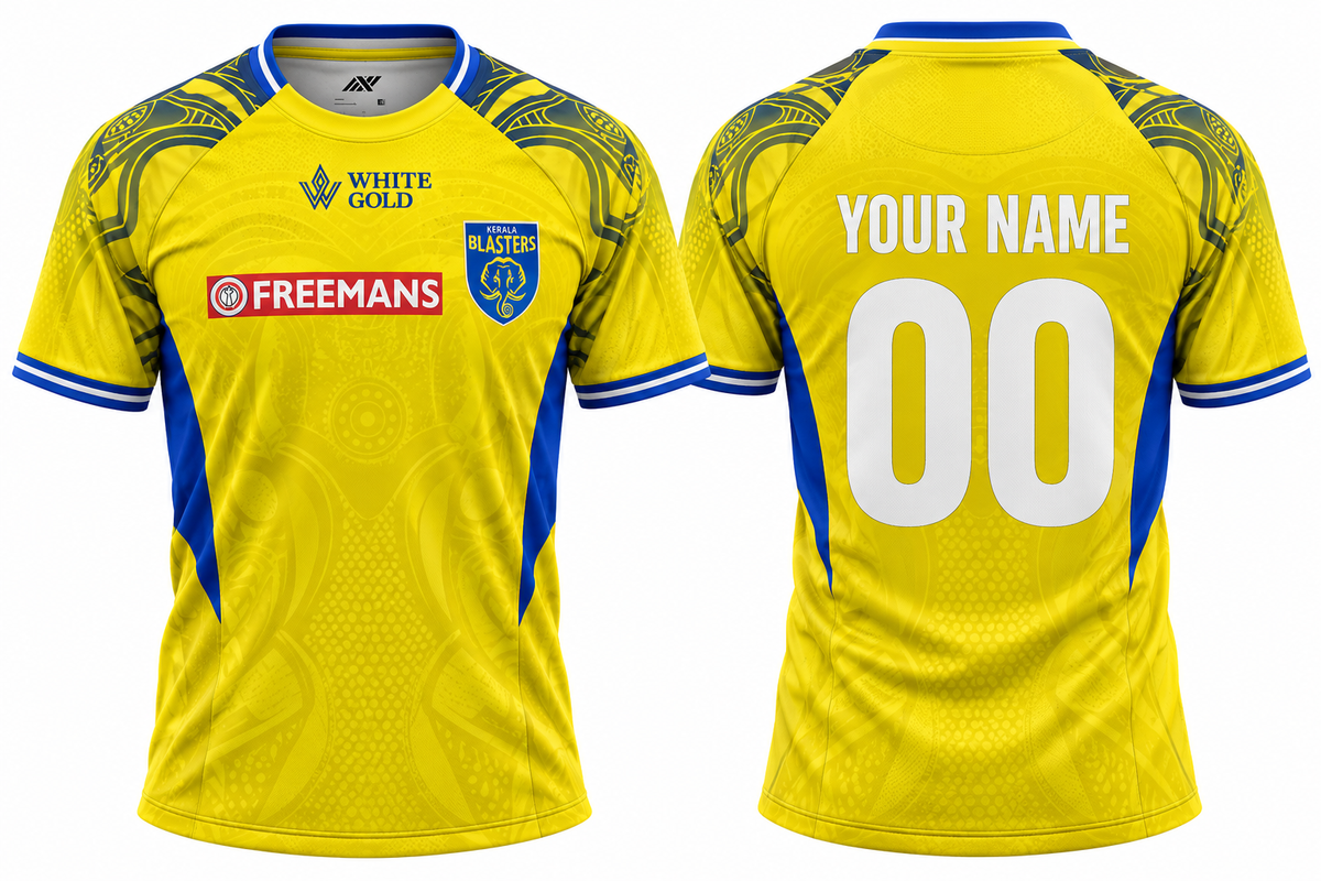 Kerala Blasters 2025-26 Home Kit