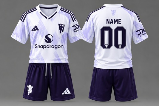 Manchester United Away Kit with shorts 2025/26