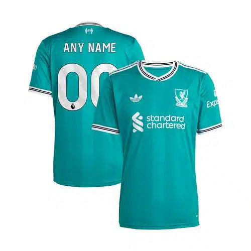 Liverpool Third Kit 2025-26 Customisable