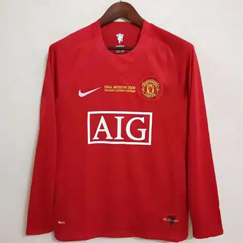 Manchester United 2008 Retro Jersey Full Sleeves