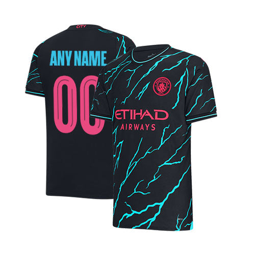 Manchester City Third Kit 2023-24 Customisable