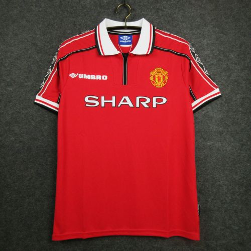 Manchester United Home 1998 99 Retro Jersey