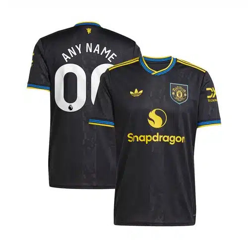 Manchester United Third Kit 2025-26 Customisable