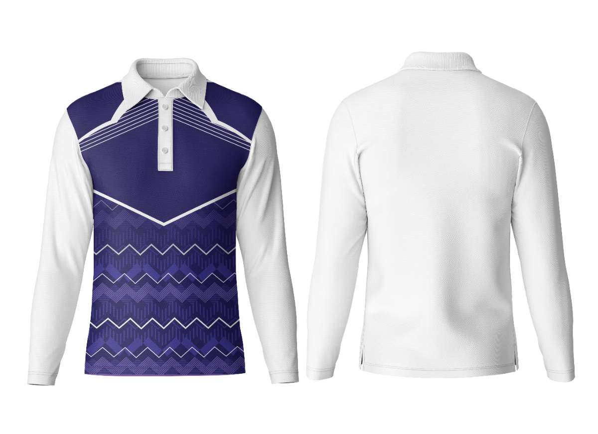 Customized Polo Neck Full Sleeve Jersey for Teams