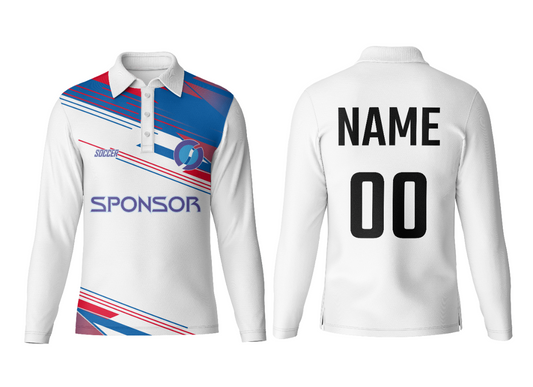 Personalized Full Sleeve Polo Neck Jersey
