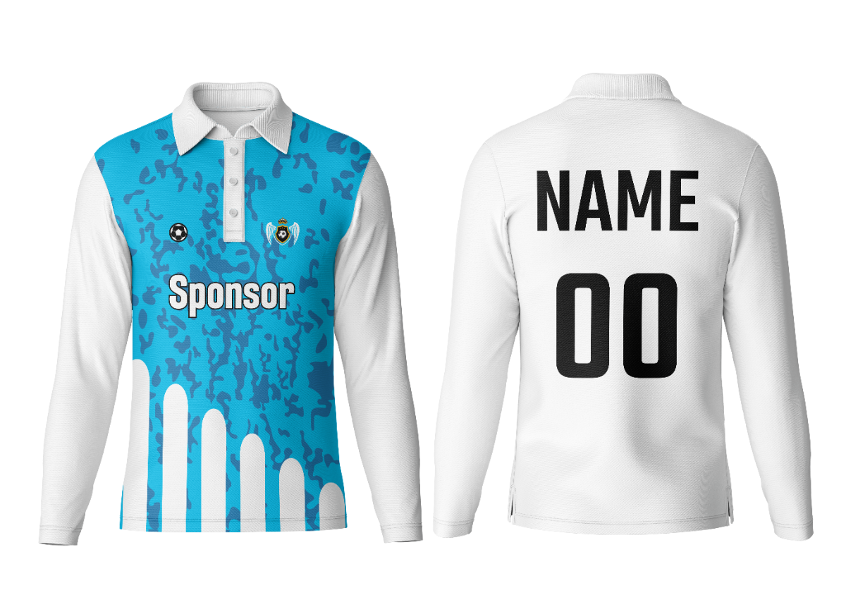 Customized Polo Neck Full Sleeve Jersey
