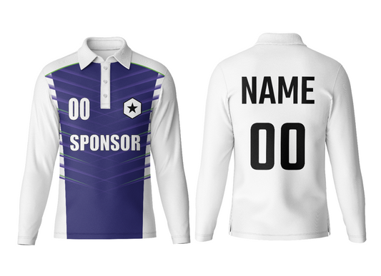 Custom Polo Neck Full Sleeve Jersey for Promotions
