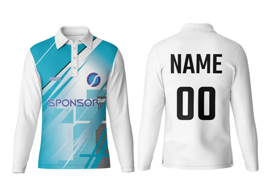 Custom Polo Neck Full Sleeve Jersey for Men