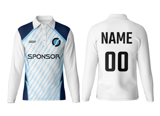 Customized Polo Neck Full Sleeve Jersey Manufacturer