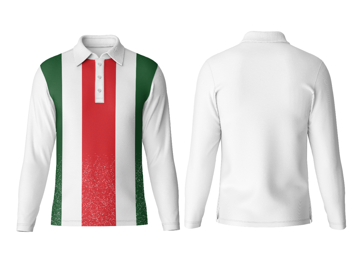 Customized Polo Neck Full Sleeve Jersey for Branding