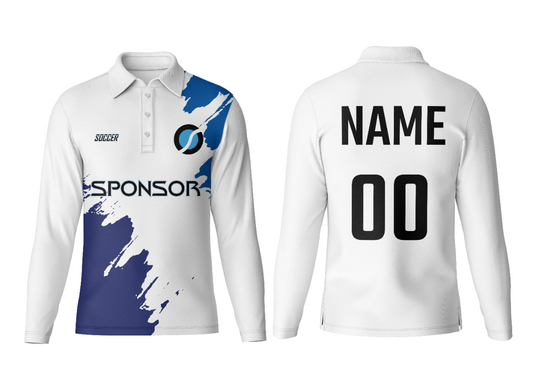 Custom Polo Neck Full Sleeve Jersey for College Events