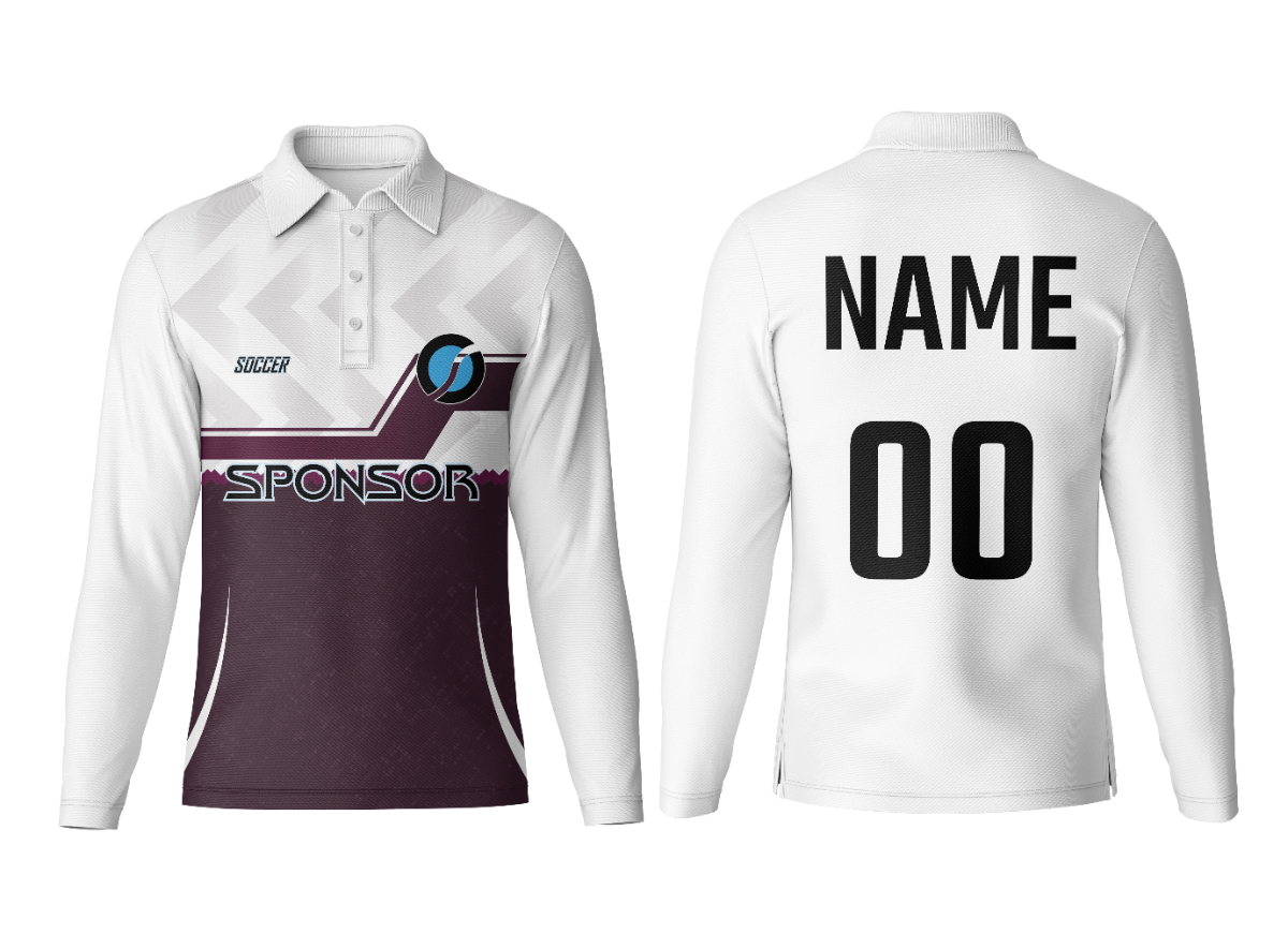 Custom Polo Neck Full Sleeve Jersey for Corporate Gifting