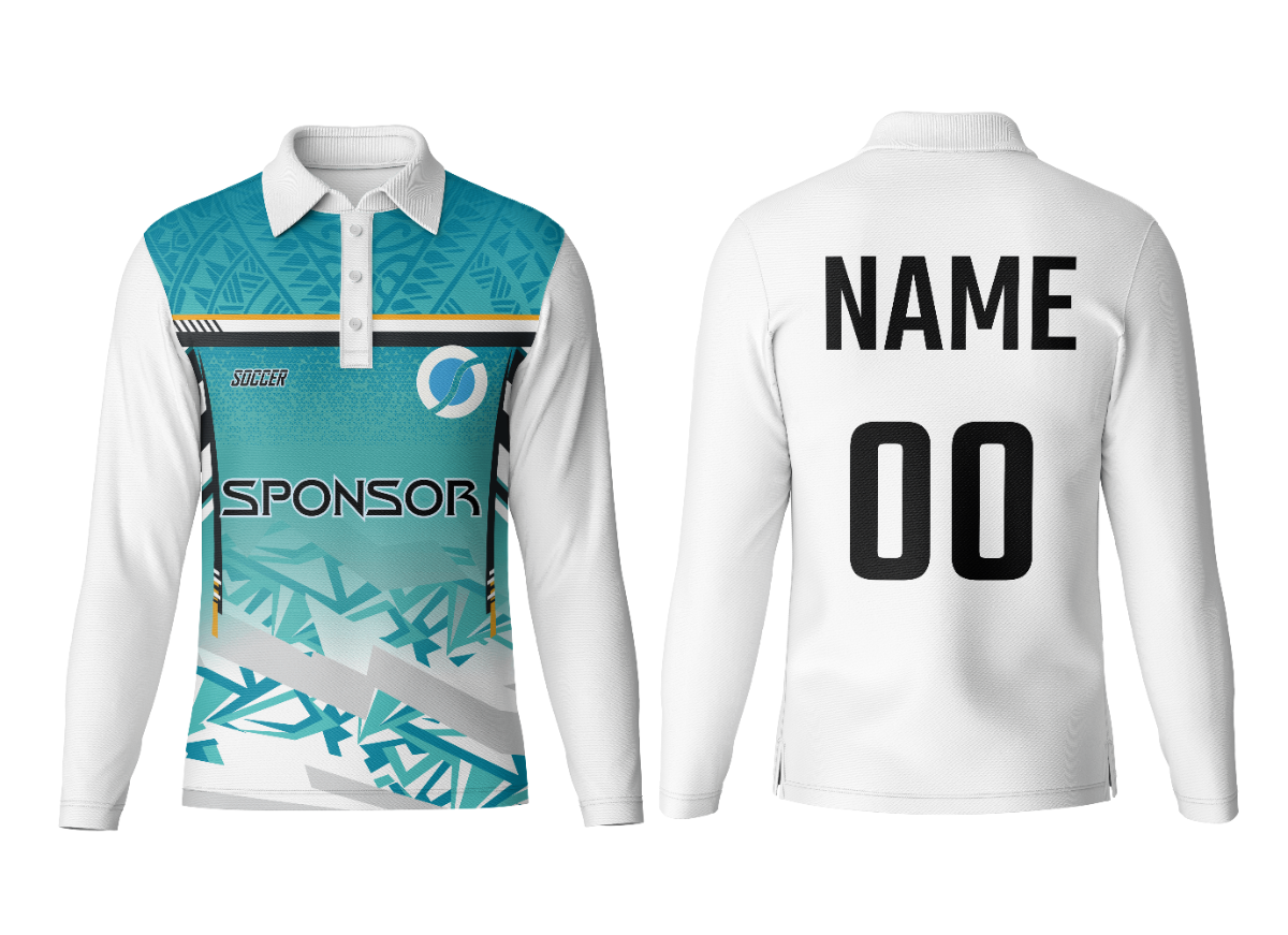 Personalized Polo Neck Full Sleeve Jersey for Men