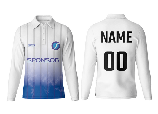 Custom Polo Neck Full Sleeve Jersey for Staff Uniform