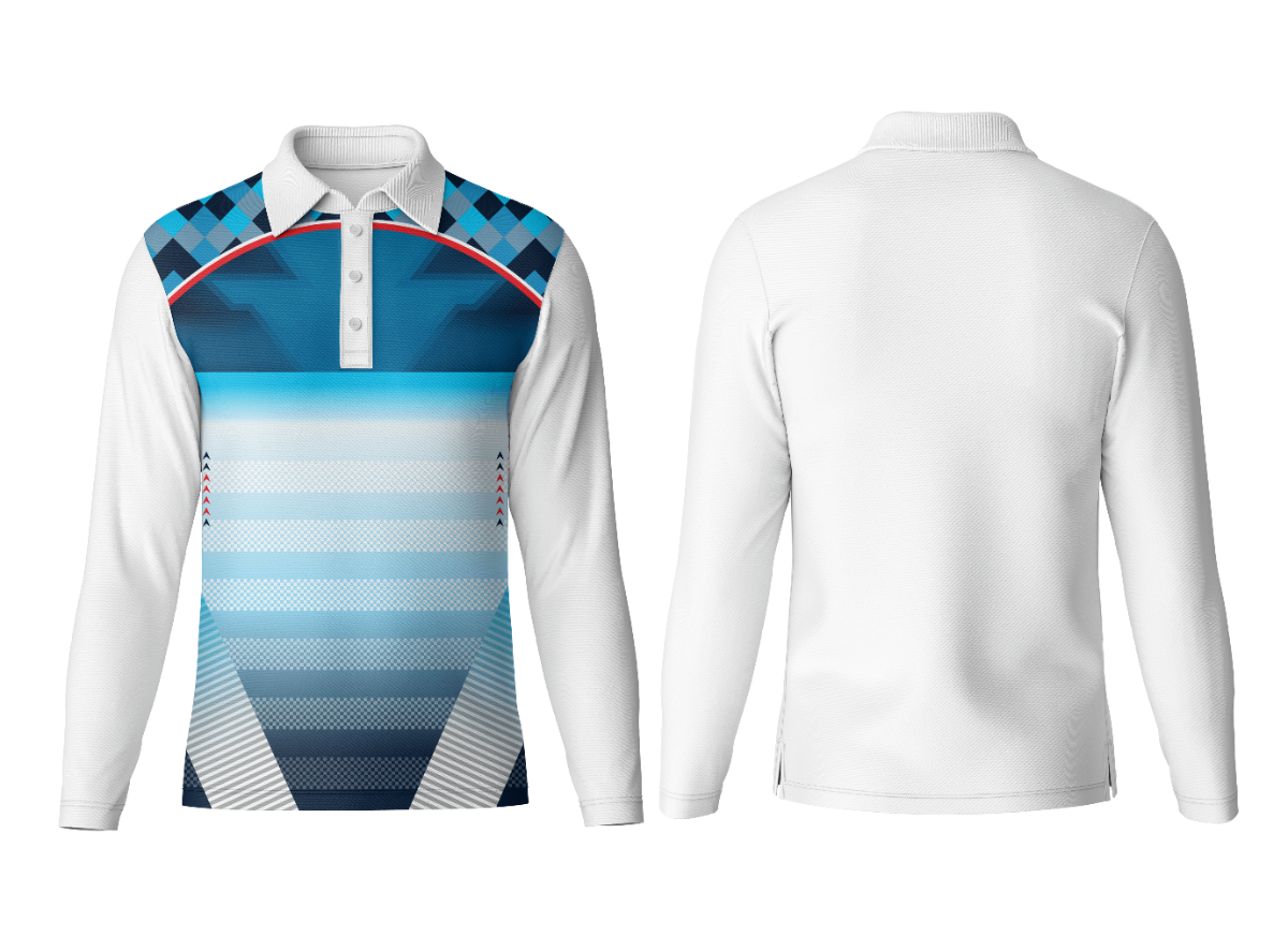 Custom Polo Neck Full Sleeve Jersey Design