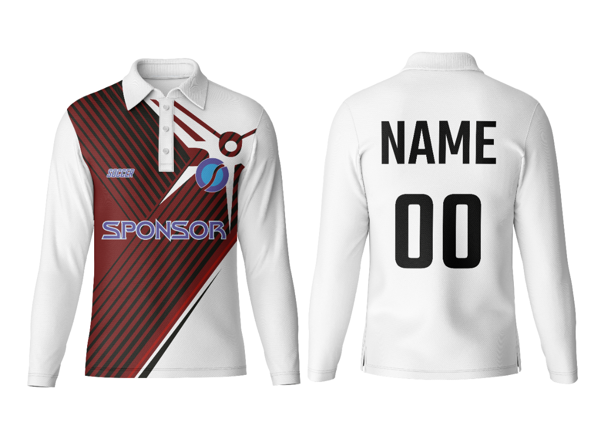 Personalized Polo Neck Full Sleeve Jersey