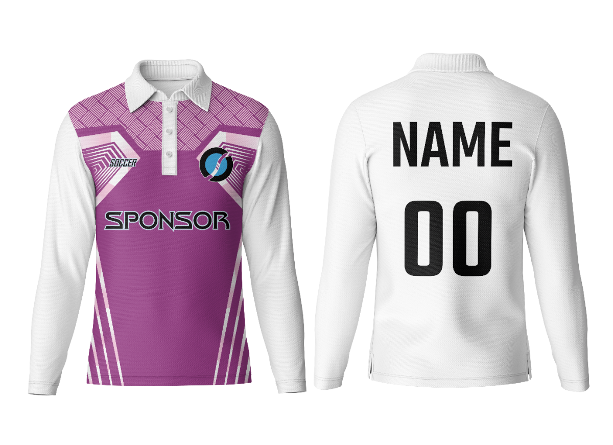 Professional Polo Neck Full Sleeve Team Jersey