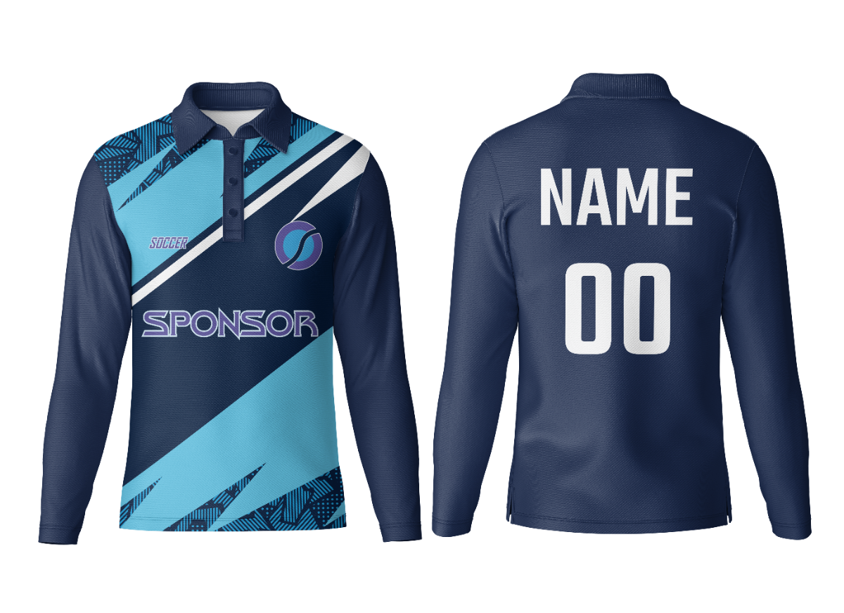 Teamwear Polo Neck Full Sleeve Custom Jersey