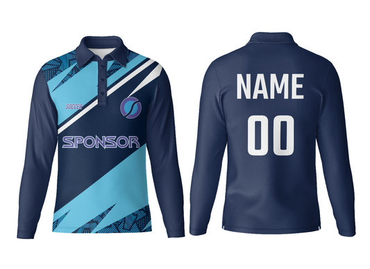 Teamwear Polo Neck Full Sleeve Custom Jersey