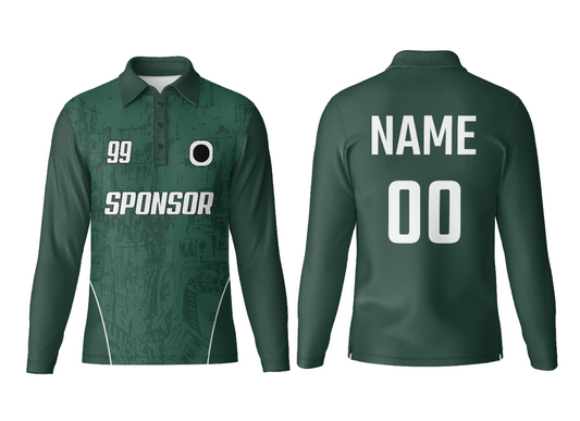 Premium Sports Polo Neck Full Sleeve Custom Jersey