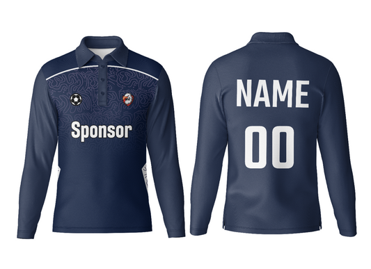 Personalized Polo Neck Full Sleeve Uniform Jersey