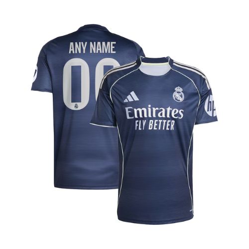 Real Madrid Away Kit 2025-26 Customisable