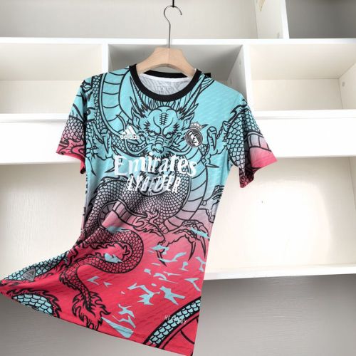 Real Madrid Cyan Pink Dragon Jersey