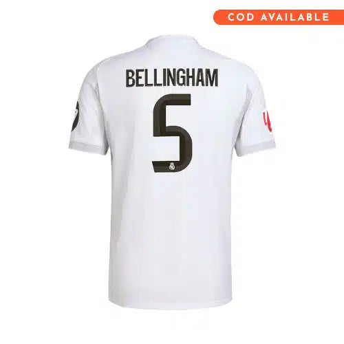 Real Madrid Home Bellingham 2025-26 Jersey