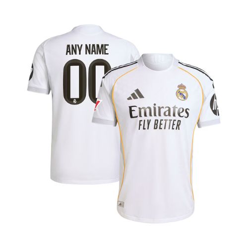Real Madrid Home Kit 2025-26 Customisable