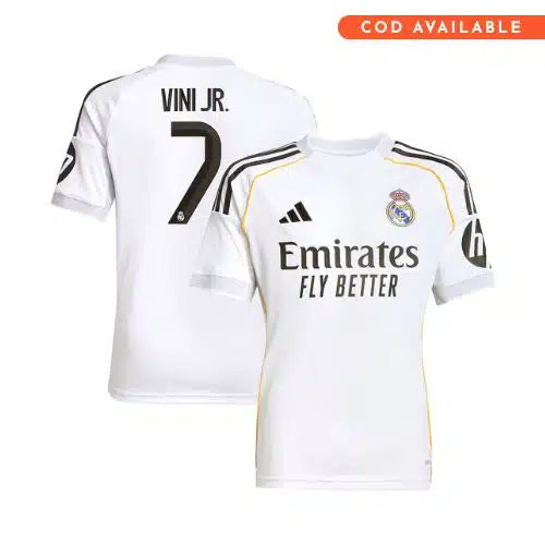 Real Madrid Home Vini Jr. 2025-26 Jersey