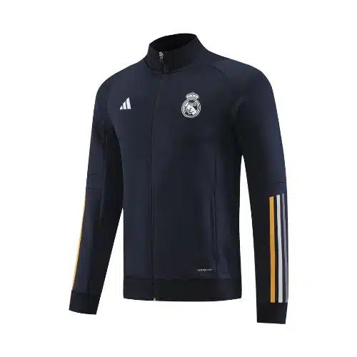 JerseyJunction Real Madrid Navy Blue Training Jacket 23-24