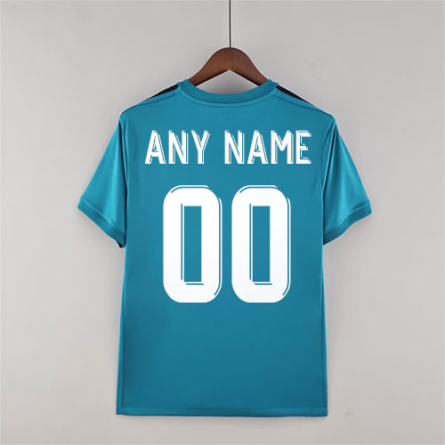 Real Madrid Third 2017 18 Jersey Half Sleeves Customisable