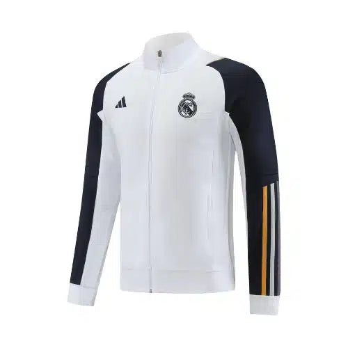 Real Madrid White & Blue Training Jacket 23-24