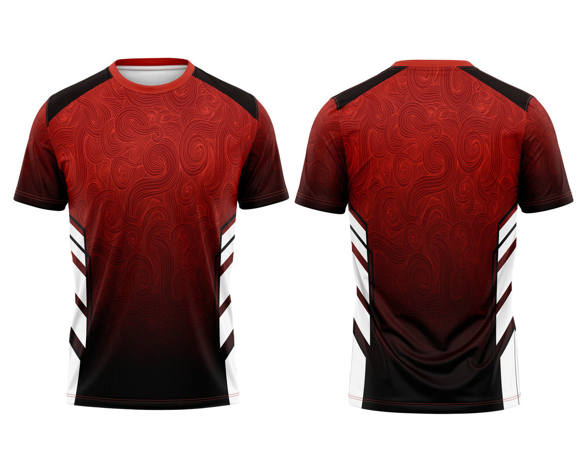 Customized Round Neck Half Sleeve Sports Jersey