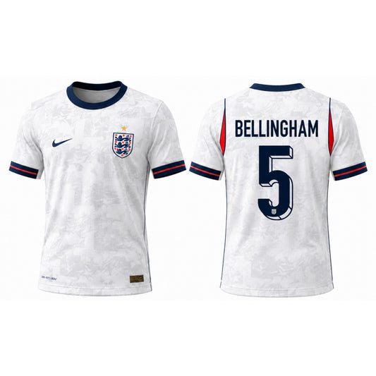 England Football Jersey | Bellingham 5 | Premium Fan Jersey