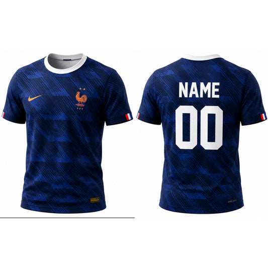 France Inspired Football Jersey 2026 | Custom Name & Number | Premium Fan Edition