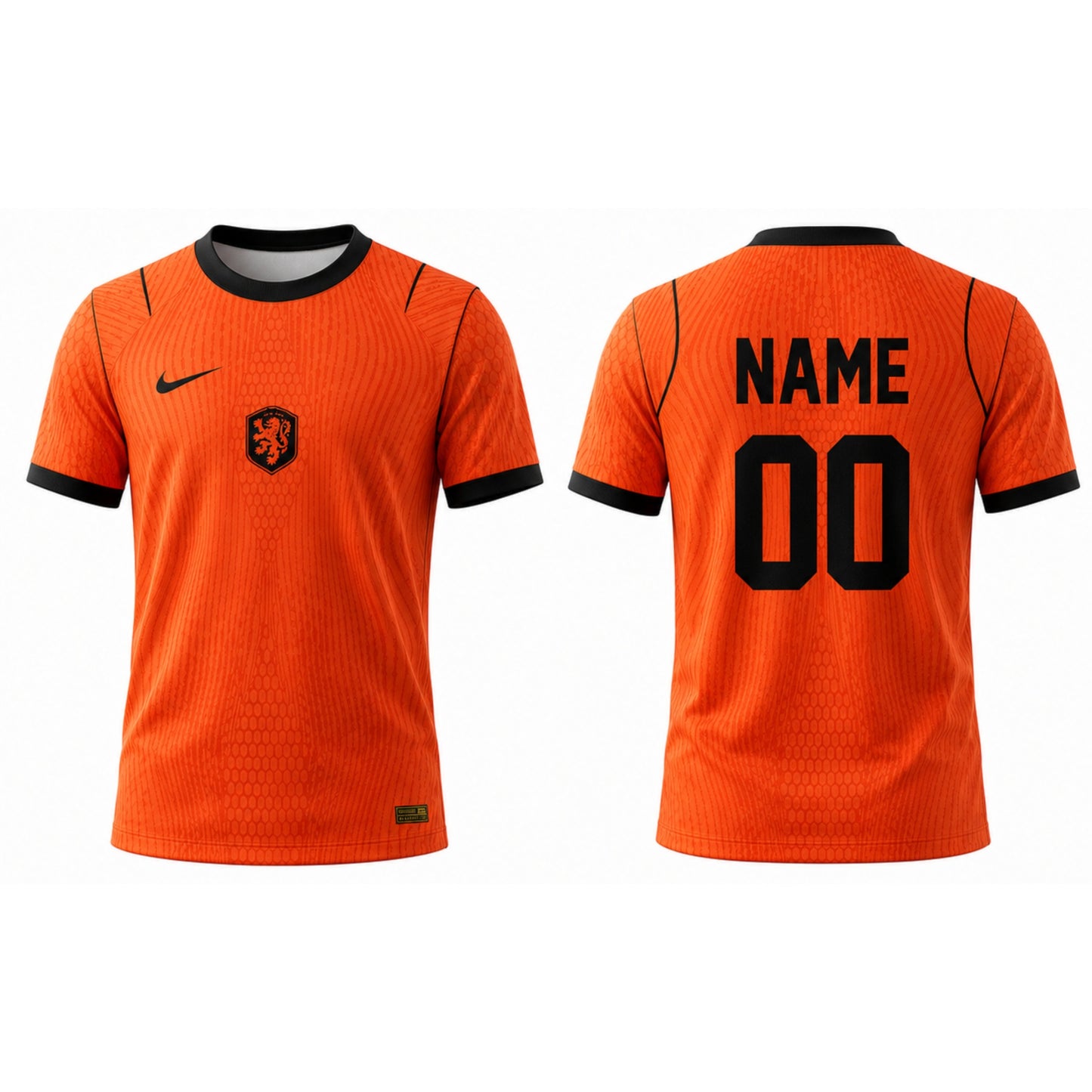 Netherlands Inspired Football Jersey 2026 | Custom Name & Number | Premium Fan Edition