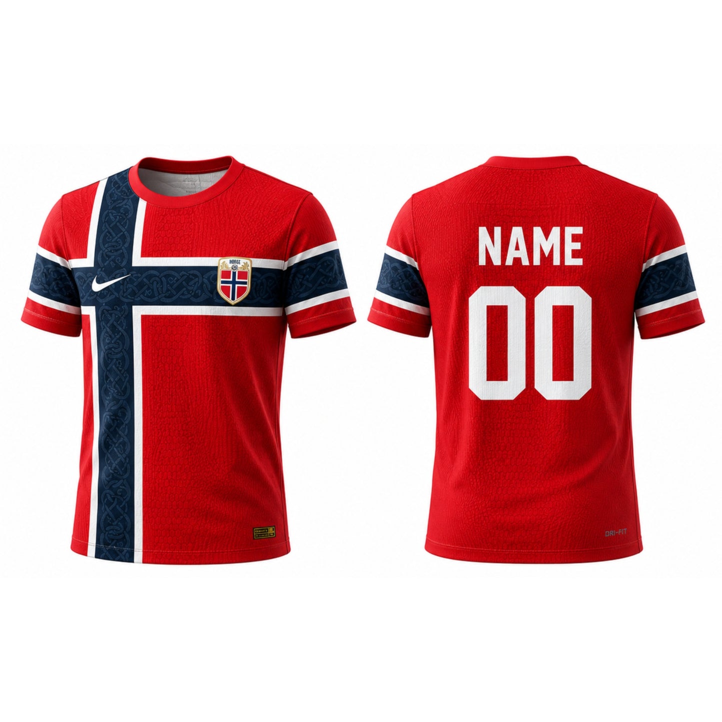 Norway Inspired Football Jersey 2026 | Custom Name & Number | Premium Fan Edition