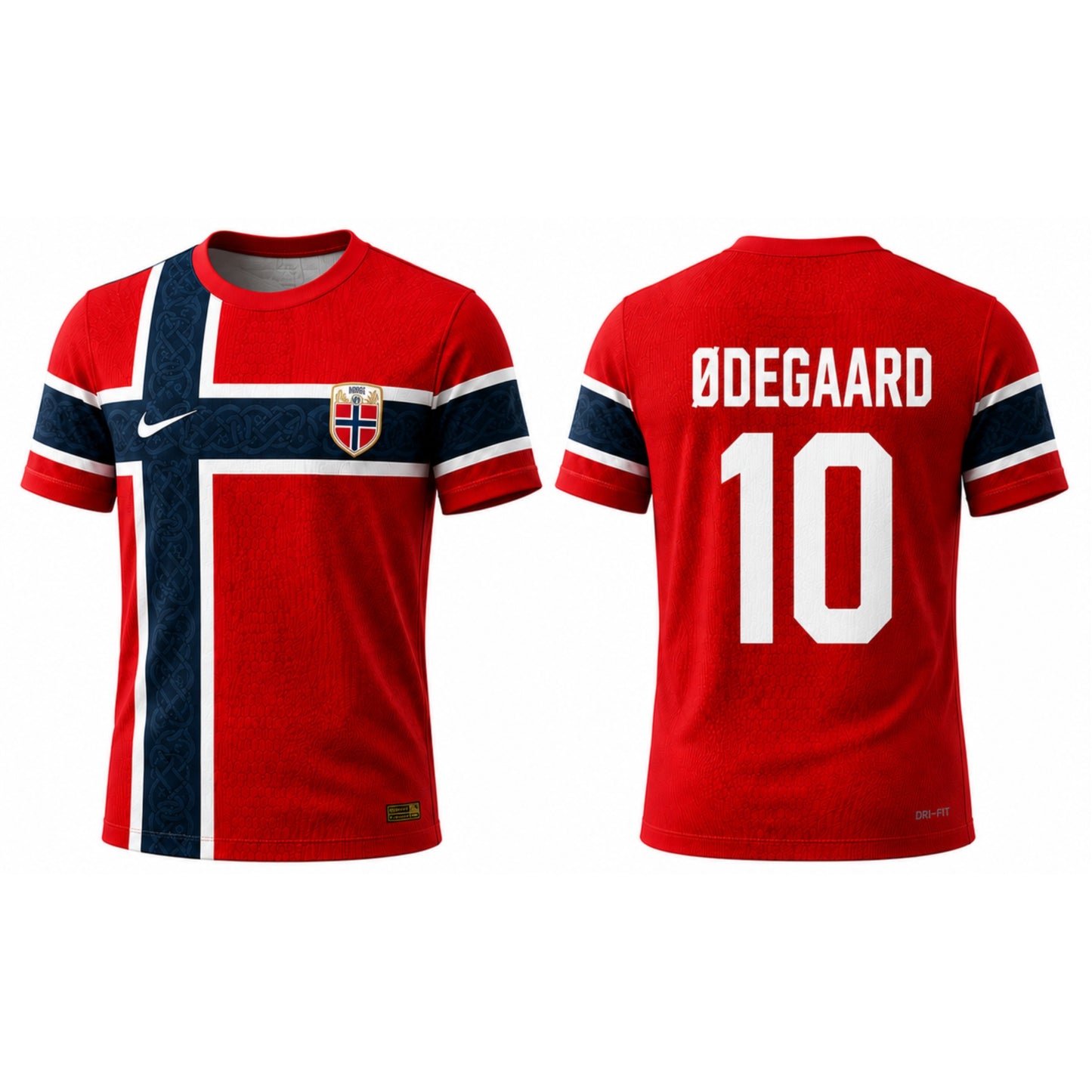 Norway Football Jersey | Ødegaard 10 | Premium Fan Jersey