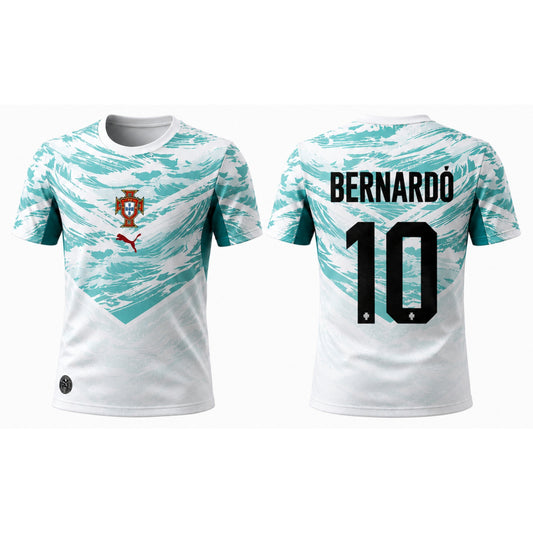 Portugal Away Football Jersey | Bernardo 10 | Premium Fan Jersey