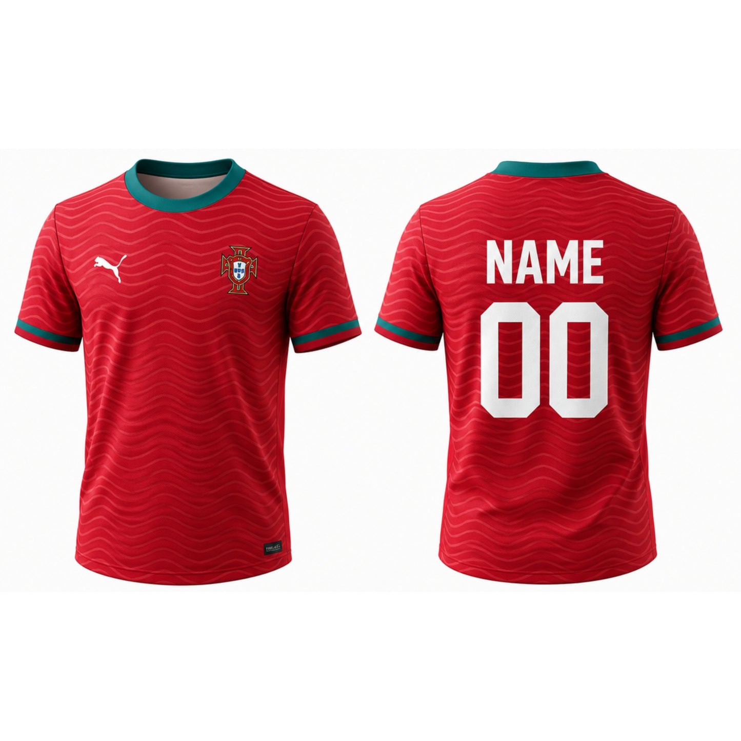 Portugal Inspired Football Jersey 2026 | Custom Name & Number | Premium Fan Edition