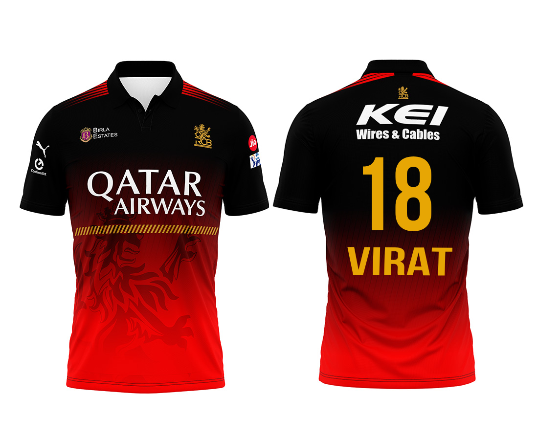 JerseyJunction Customized RCB VIRAT KOHLI jersey