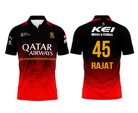 JerseyJunction Customized RCB RAJAT PATIDAR jersey