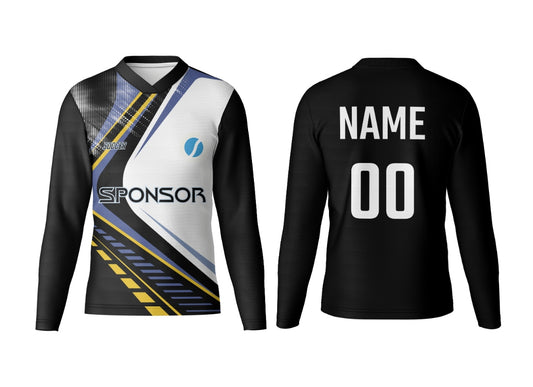 Fully Personalized V-Neck Full Sleeve Match Jersey