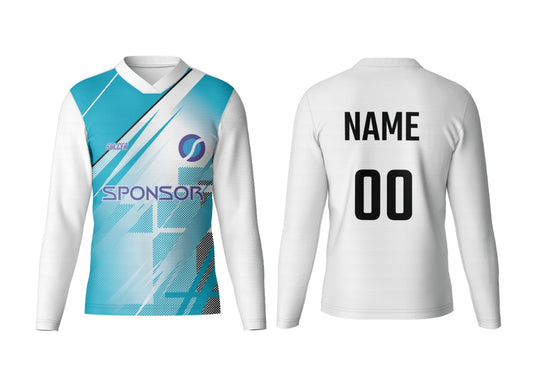 Personalized V Neck Full Sleeve Club Jersey