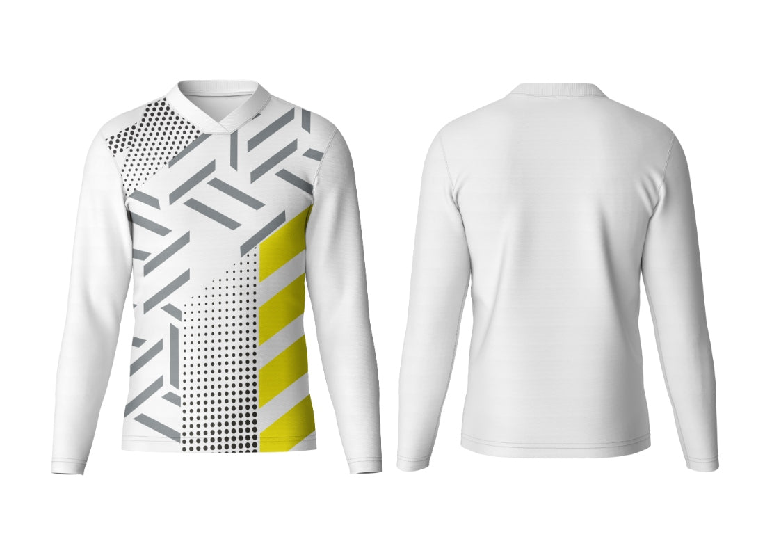 Custom V Neck Full Sleeve Jersey  Team Branding