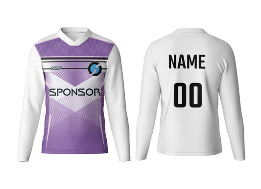 Premium V-Neck Full Sleeve Personalized Jersey