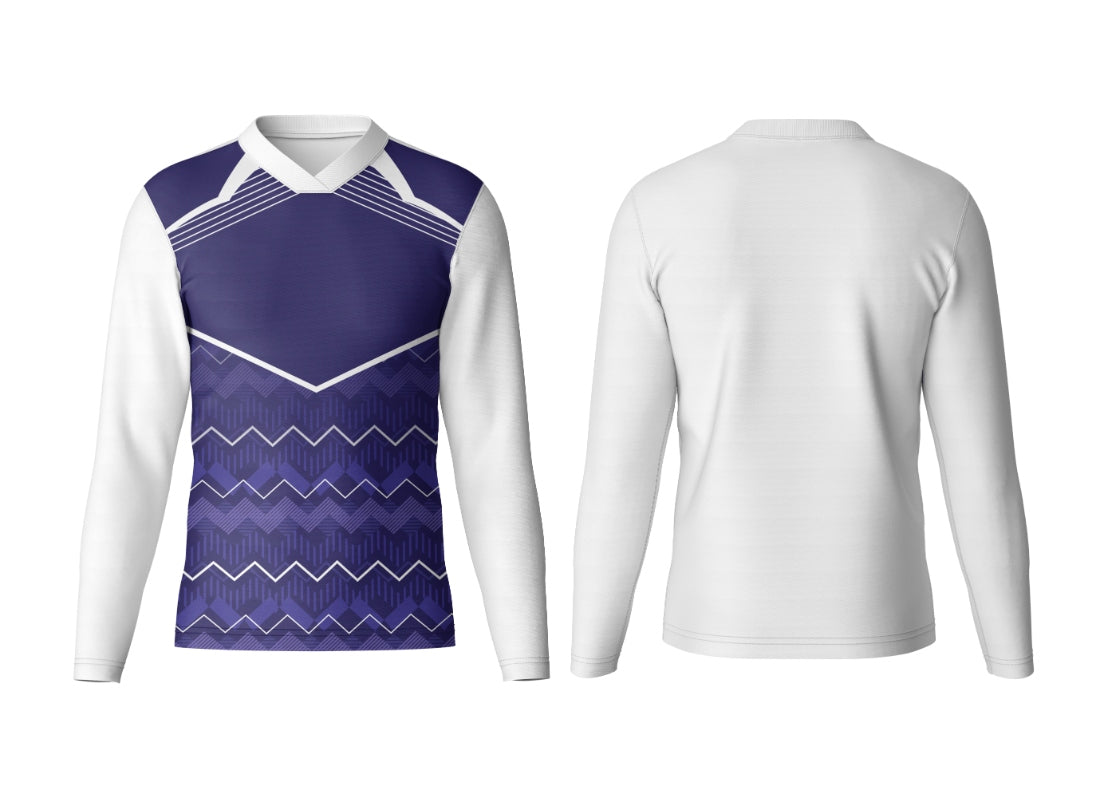 Custom V Neck Full Sleeve Sports Team Jersey